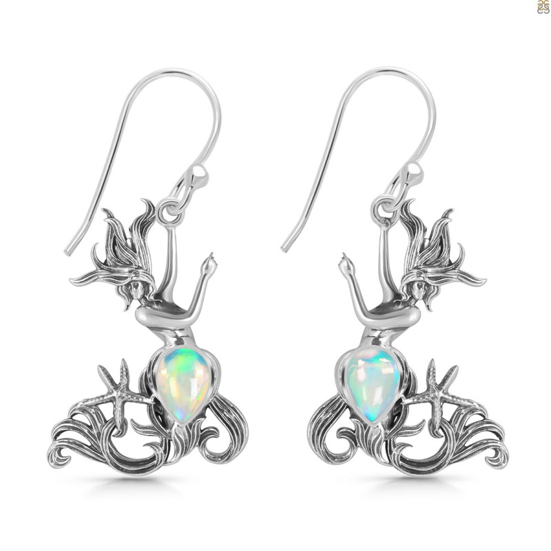 Opal Mermaid Earring OPL-RUE-61.