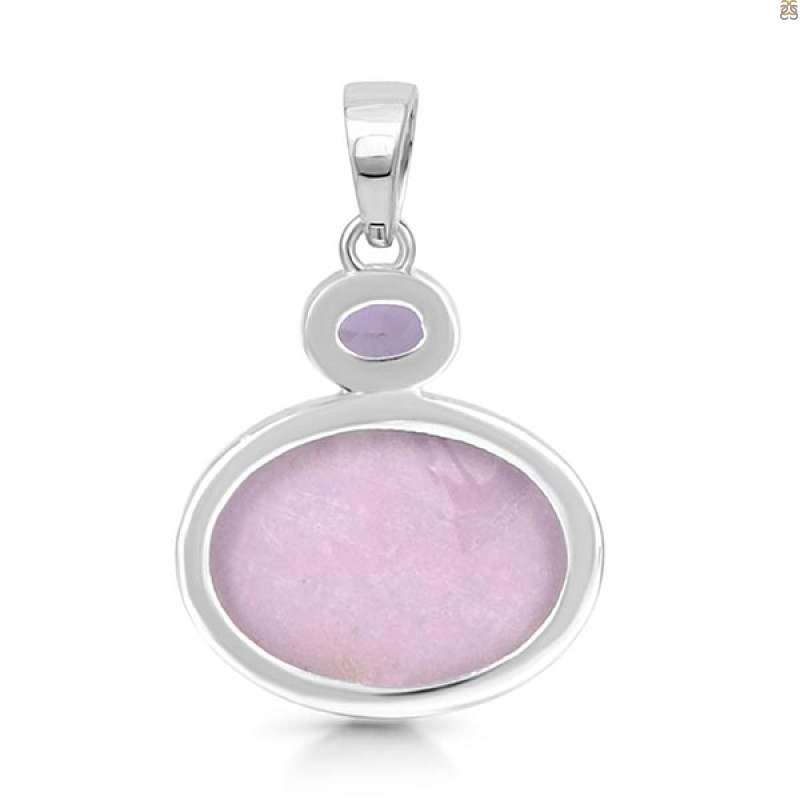 Phosphosiderite/Amethyst Pendant-2SP PPD-1-22