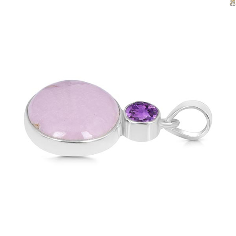 Phosphosiderite/Amethyst Pendant-2SP PPD-1-22