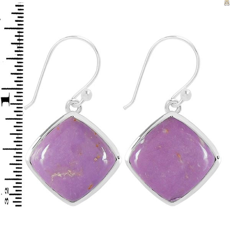 Phosphosiderite Earring-E PPD-3-58