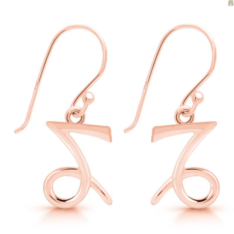 Capricorn Zodiac Earring PS-RDE-1494.