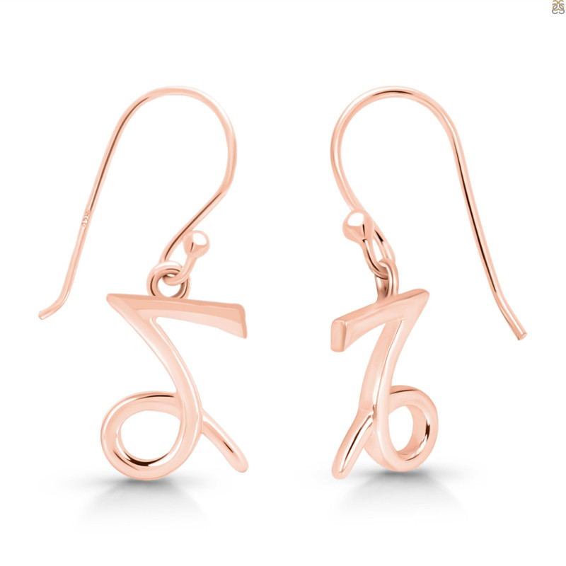 Capricorn Zodiac Earring PS-RDE-1494.