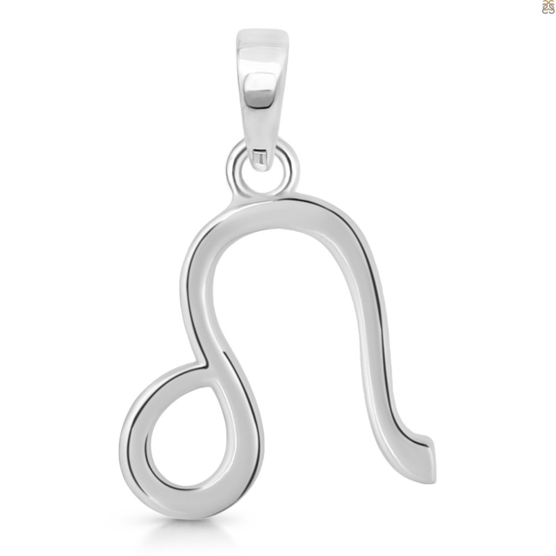 Leo Zodiac Plain Silver Jewelry Set PS-RDR-3093/RDE-1501/RDB-186/RDC-24.