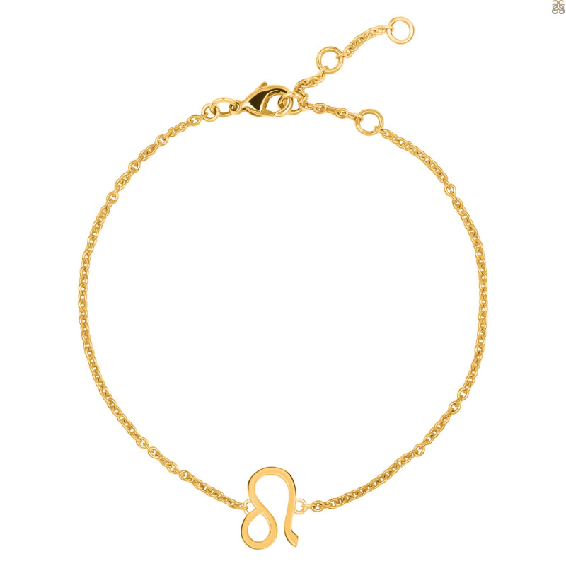 Leo Zodiac Plain Silver Jewelry Set PS-RDR-3093/RDE-1501/RDB-186/RDC-24.