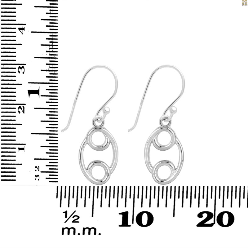 Cancer Zodiac Earring PS-RDE-1500.