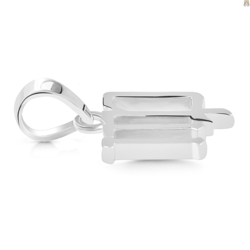 Virgo Zodiac Plain Silver Jewelry Set PS-RDR-3094/RDE-1502/RDB-187/RDC-25.