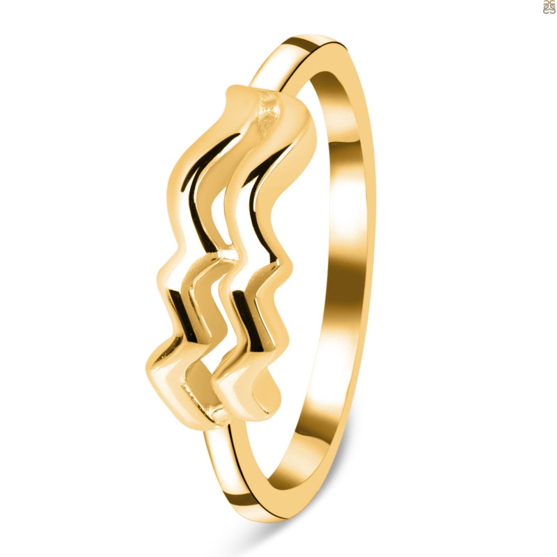 Aquarius Zodiac Ring PS-RDR-3088.
