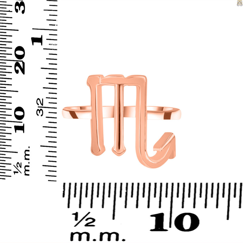 Scorpio Zodiac Ring PS-RDR-3096.