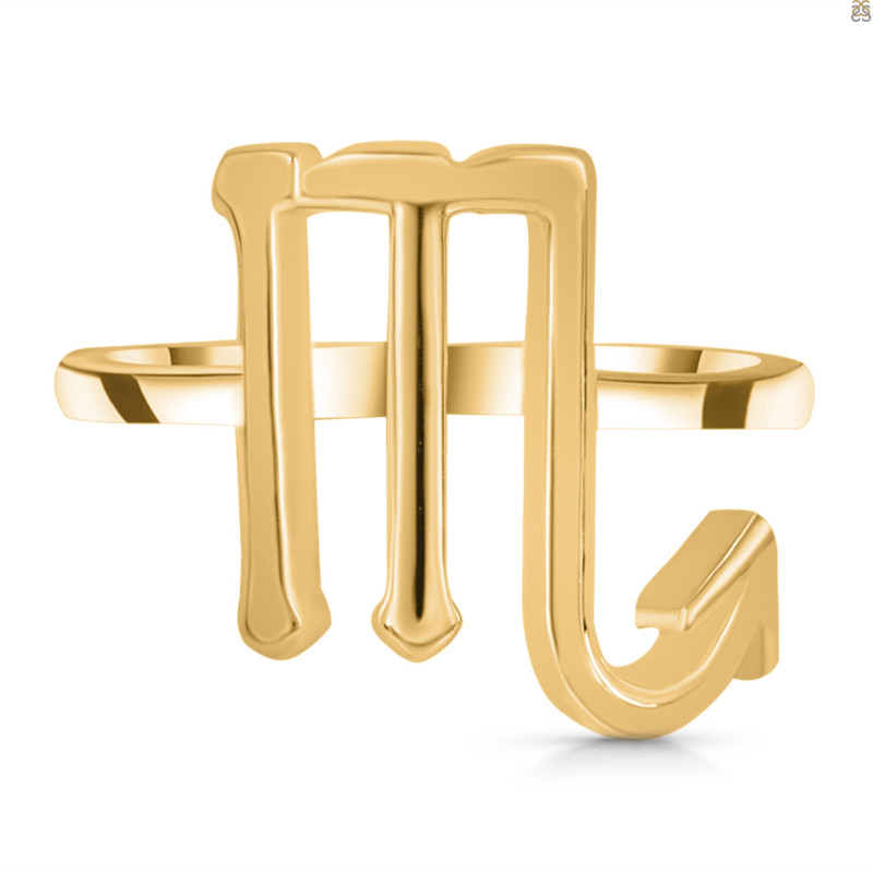 Scorpio Zodiac Ring PS-RDR-3096.