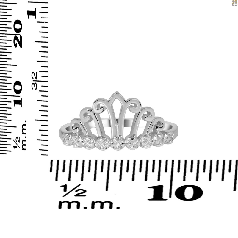 Plain Silver Ring PS-RDR-531.