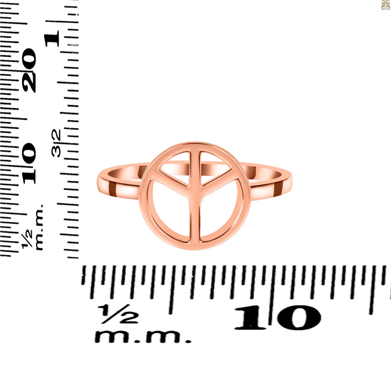 Plain Silver Ring PS-RDR-595.