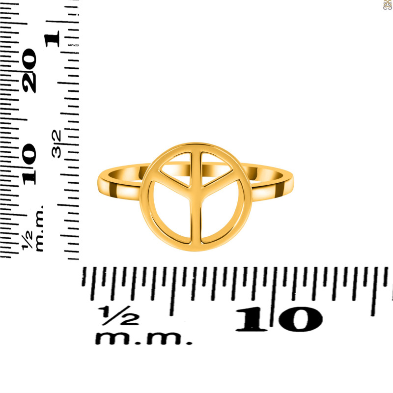 Plain Silver Ring PS-RDR-595.