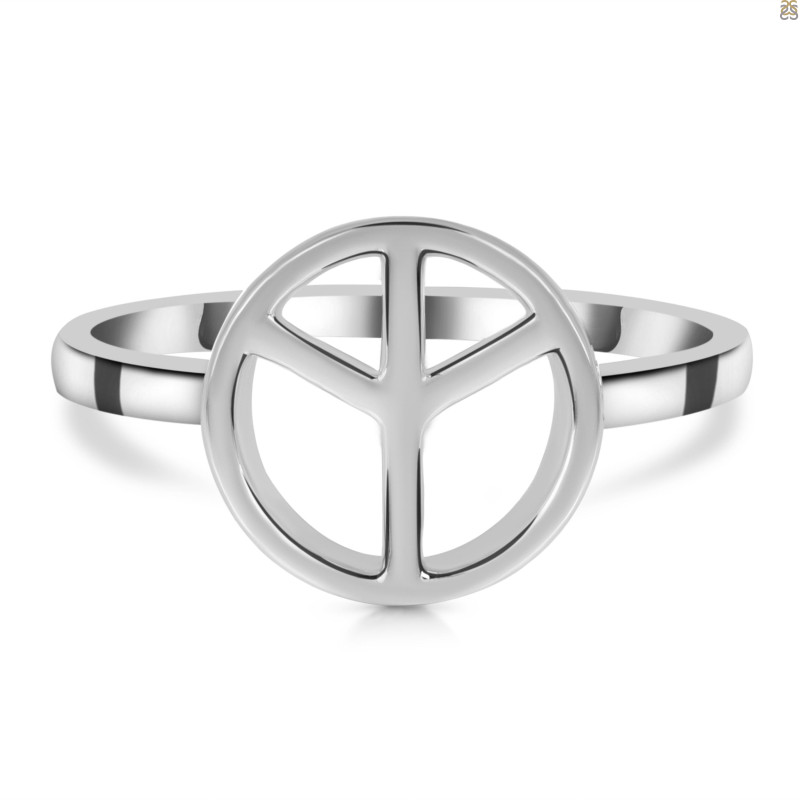 Plain Silver Ring PS-RDR-595.