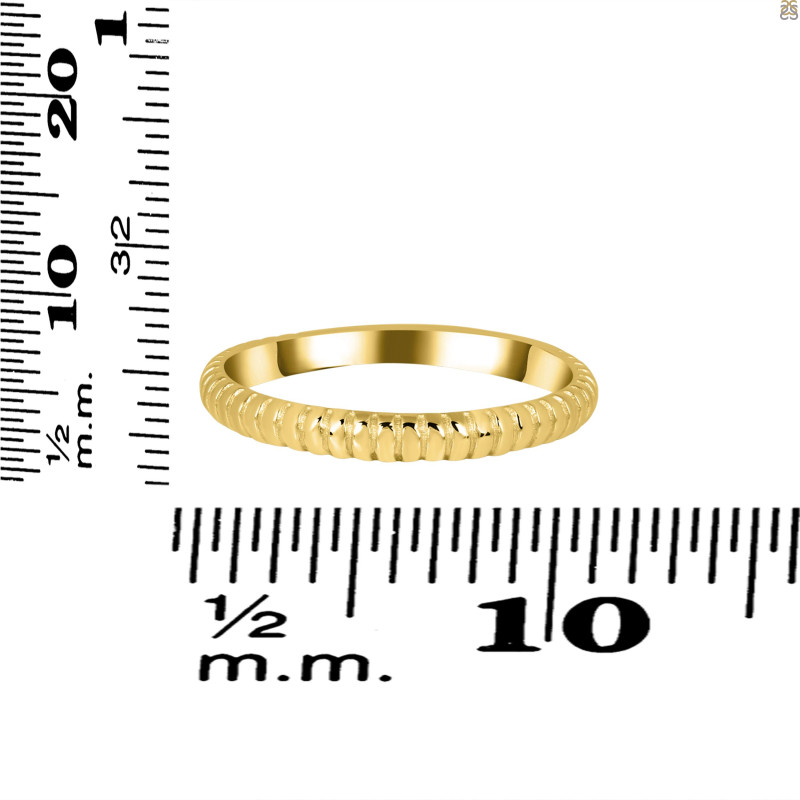 Plain Silver Ring PS-RDR-599.