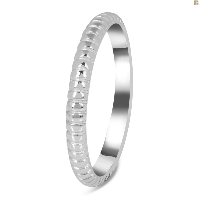 Plain Silver Ring PS-RDR-599.