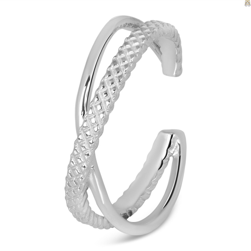 Plain Silver Ring PS-RR-296.