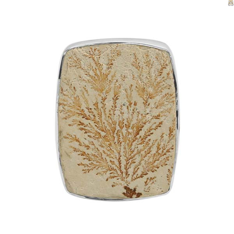 Psilomelane Dendrite Ring-R-Size-8 PSD-2-28