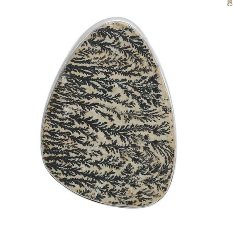 Psilomelane Dendrite Ring-R-Size-8 PSD-2-39