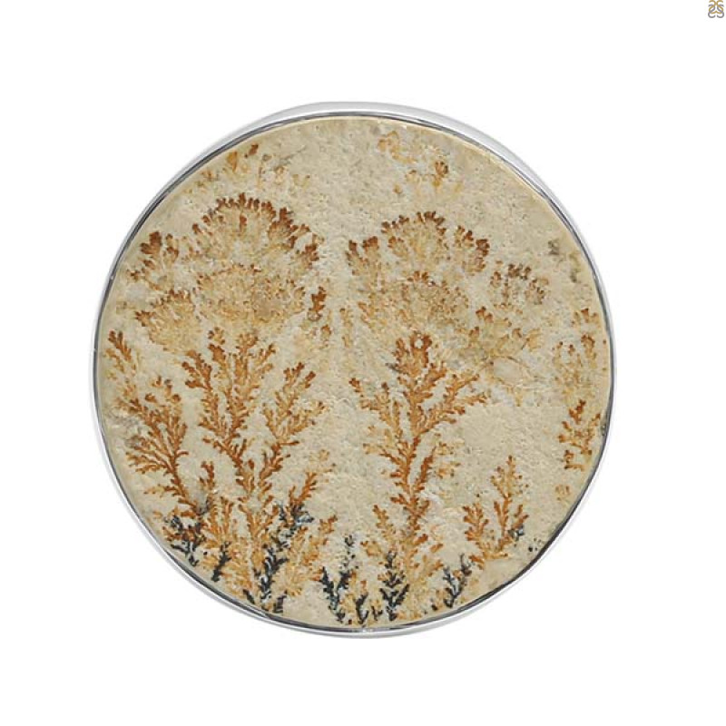 Psilomelane Dendrite Ring-R-Size-7 PSD-2-53