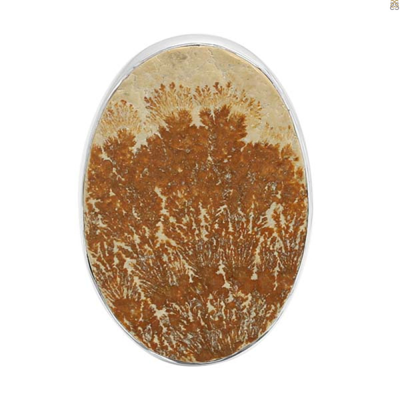 Psilomelane Dendrite Ring-R-Size-7 PSD-2-70