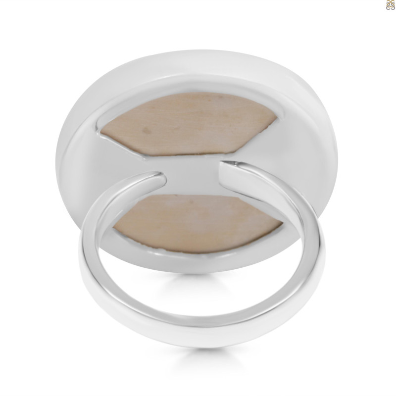 Psilomelane Dendrite Adjustable Ring-ADJ-R PSD-2-84