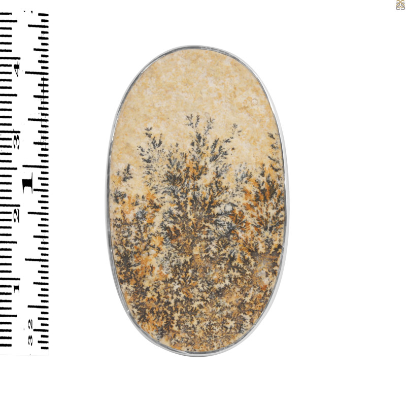 Psilomelane Dendrite Adjustable Ring-ADJ-R PSD-2-86