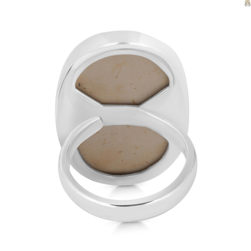 Psilomelane Dendrite Adjustable Ring-ADJ-R PSD-2-86
