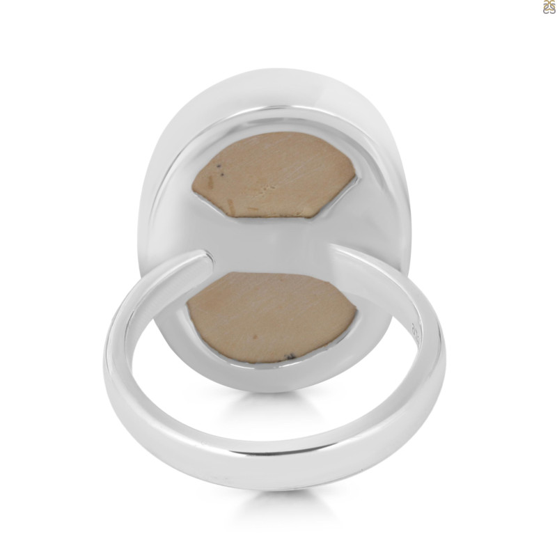 Psilomelane Dendrite Adjustable Ring-ADJ-R PSD-2-88
