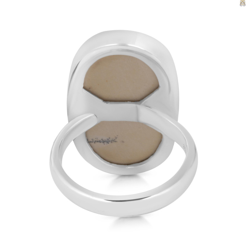 Psilomelane Dendrite Adjustable Ring-ADJ-R PSD-2-89