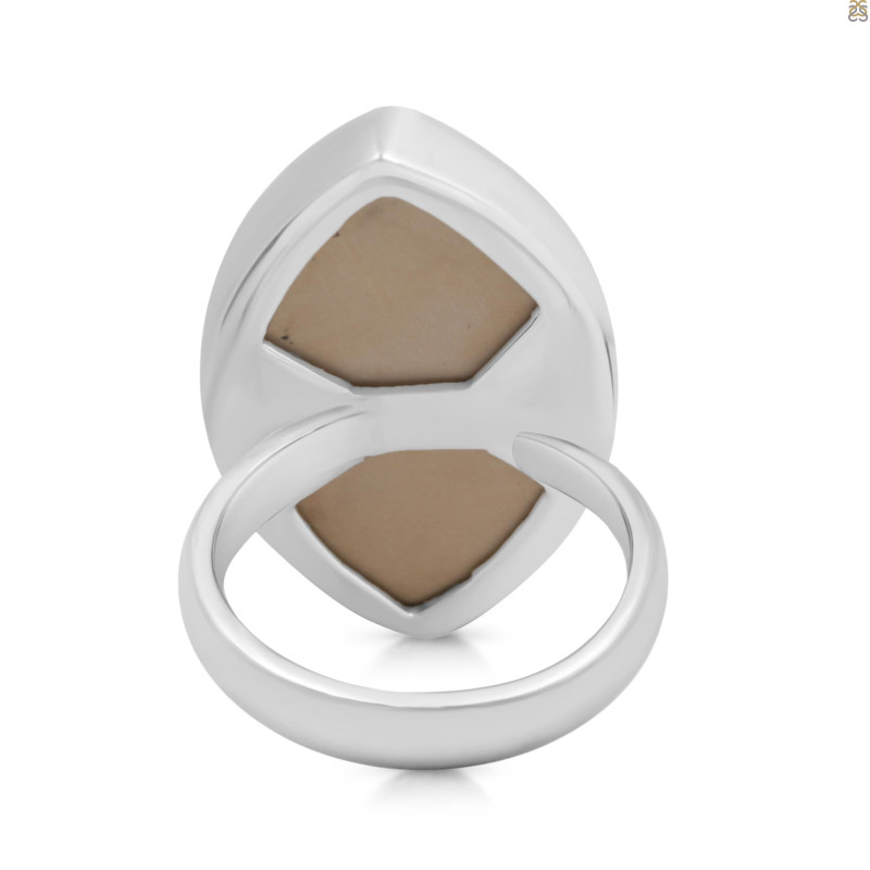 Psilomelane Dendrite Adjustable Ring-ADJ-R PSD-2-90