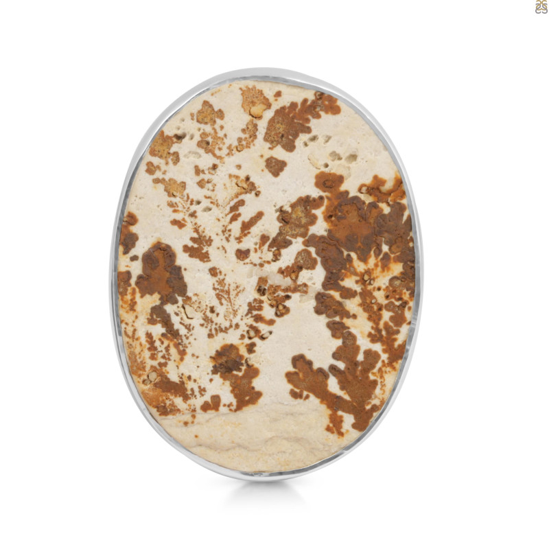 Psilomelane Dendrite Adjustable Ring-ADJ-R PSD-2-95