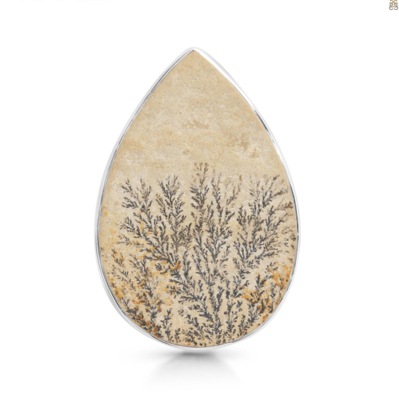 Psilomelane Dendrite Adjustable Ring-ADJ-R PSD-2-96
