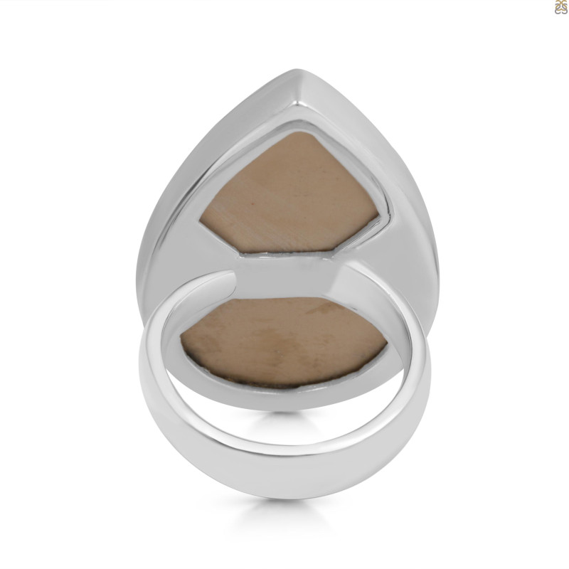 Psilomelane Dendrite Adjustable Ring-ADJ-R PSD-2-96