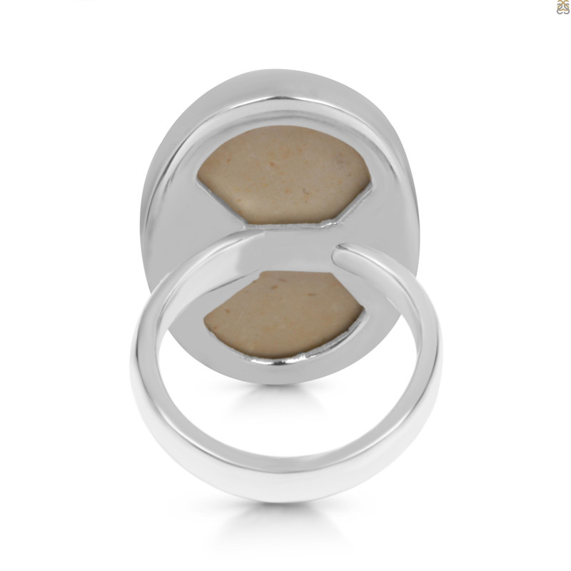 Psilomelane Dendrite Adjustable Ring-ADJ-R PSD-2-97