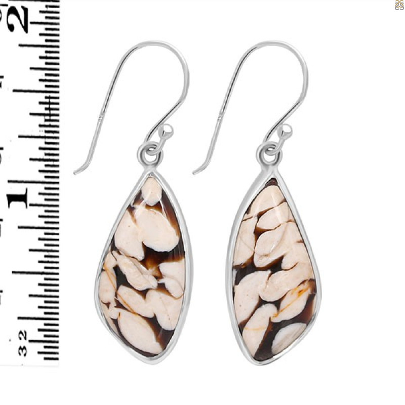 Peanutwood Jasper Earring-E PWJ-3-19