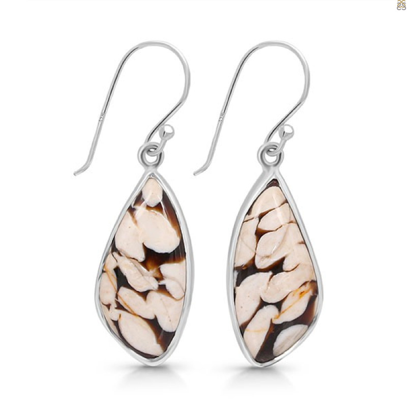 Peanutwood Jasper Earring-E PWJ-3-19
