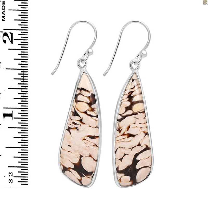 Peanutwood Jasper Earring-E PWJ-3-24