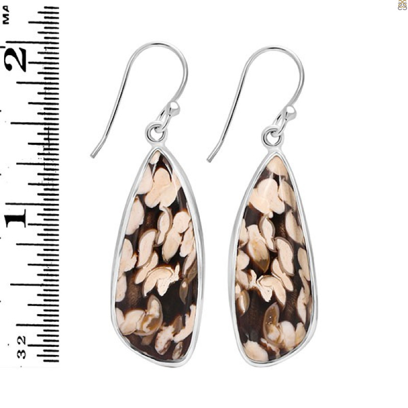Peanutwood Jasper Earring-E PWJ-3-29