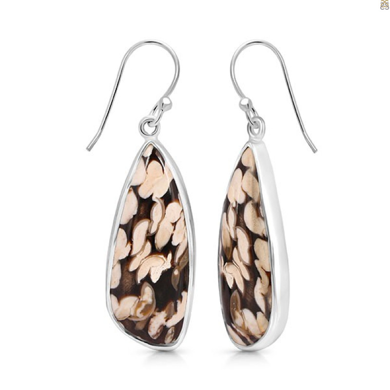 Peanutwood Jasper Earring-E PWJ-3-29