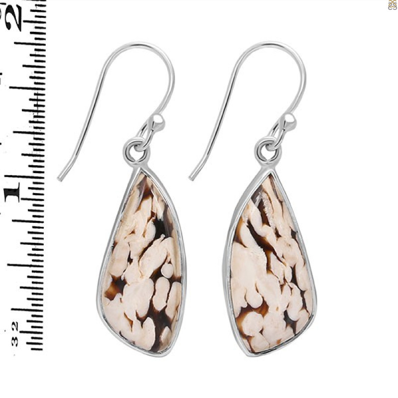 Peanutwood Jasper Earring-E PWJ-3-3