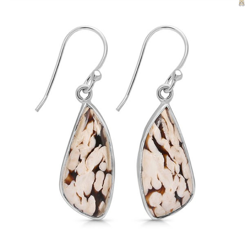 Peanutwood Jasper Earring-E PWJ-3-3