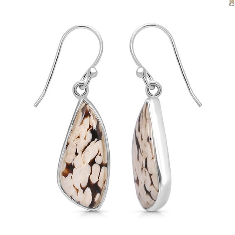 Peanutwood Jasper Earring-E PWJ-3-3