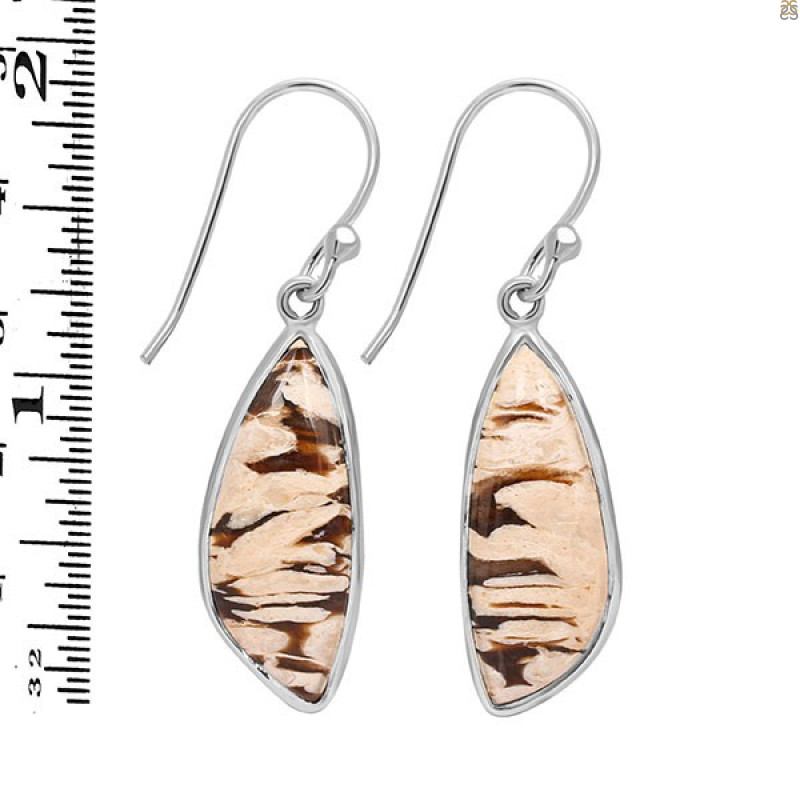 Peanutwood Jasper Earring-E PWJ-3-31