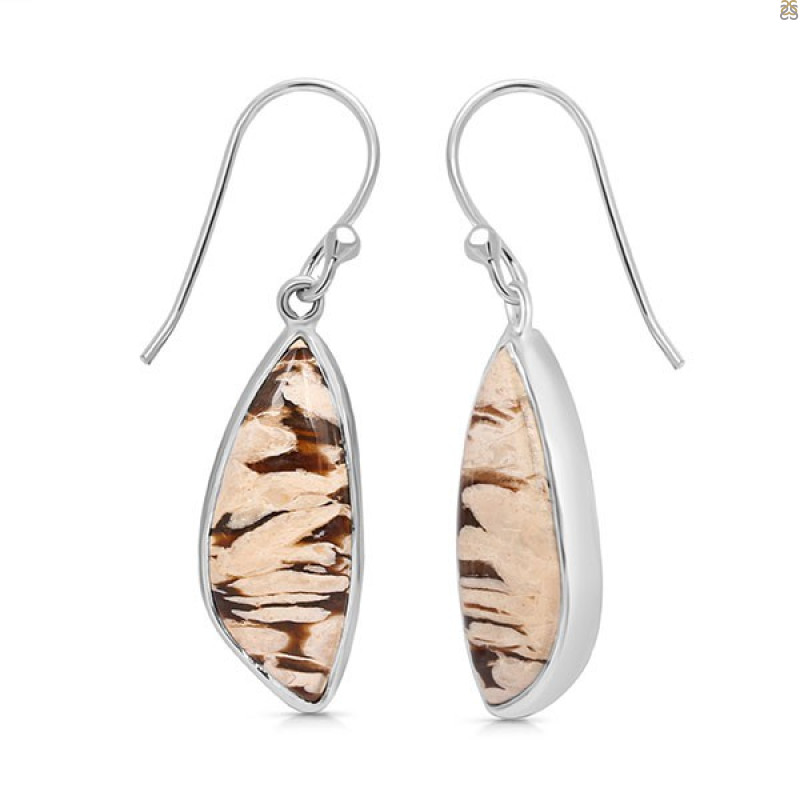 Peanutwood Jasper Earring-E PWJ-3-31