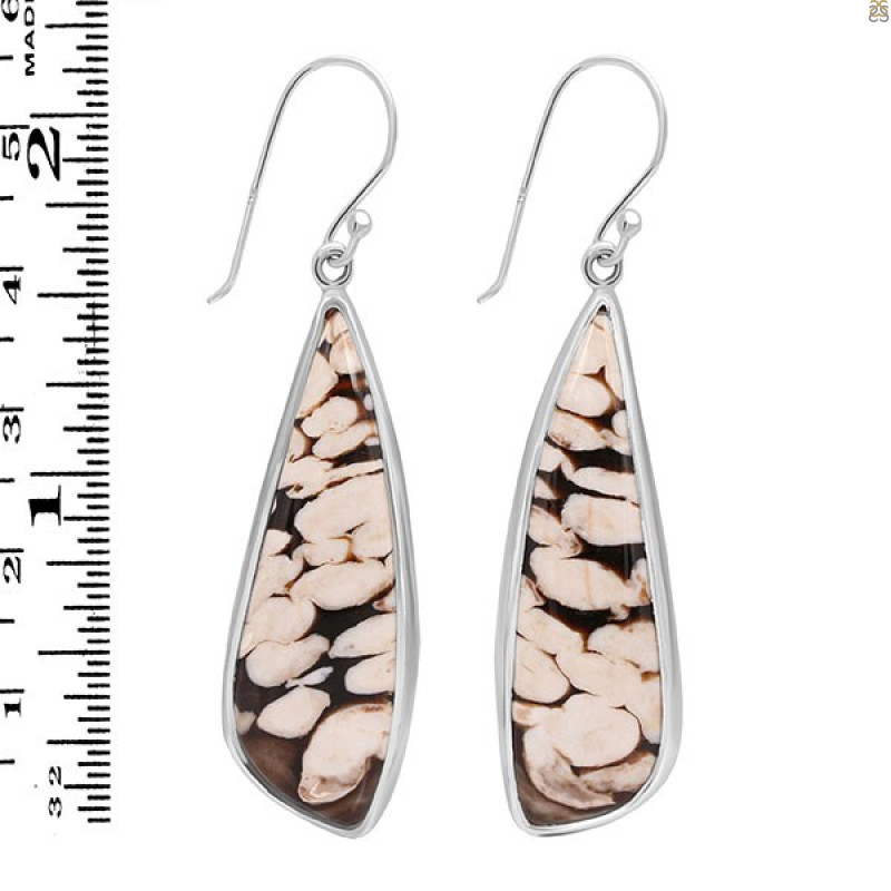 Peanutwood Jasper Earring-E PWJ-3-37