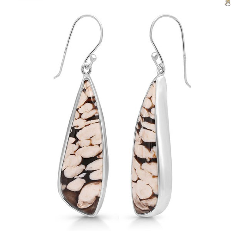 Peanutwood Jasper Earring-E PWJ-3-37