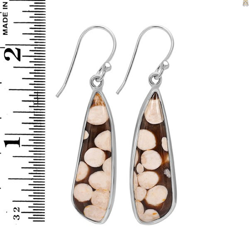 Peanutwood Jasper Earring-E PWJ-3-47