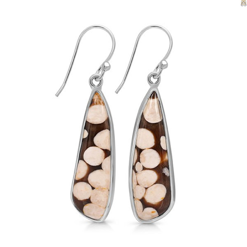Peanutwood Jasper Earring-E PWJ-3-47