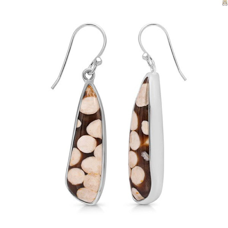 Peanutwood Jasper Earring-E PWJ-3-47