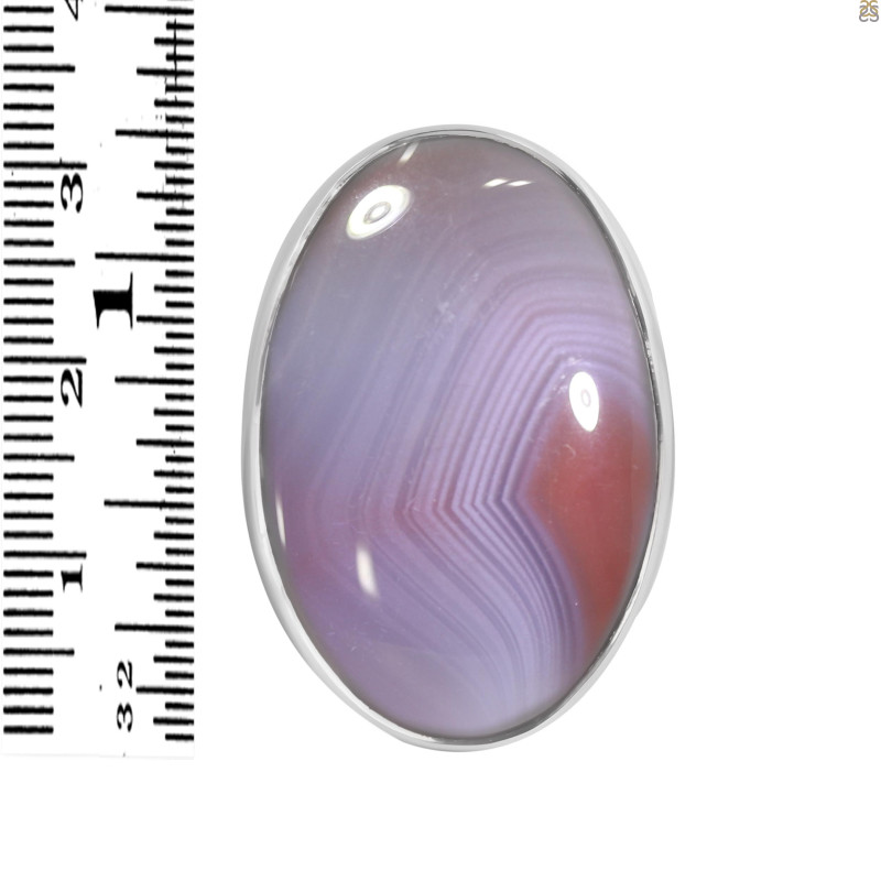 Red Botswana Agate Adjustable Ring-ADJ-R RBA-2-10